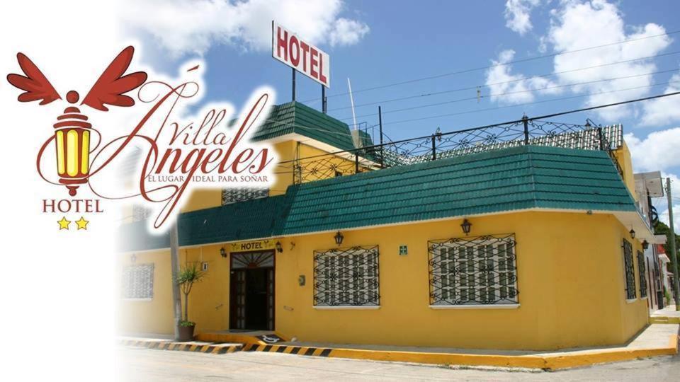 Hotel Villa Angeles Campeche Bagian luar foto